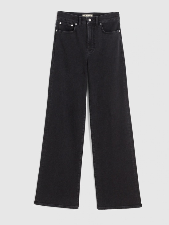 Madewell Denim - Madewell High Rise Wide Leg Jeans Black Size 29